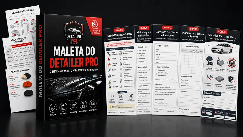 Maleta completa com todos os bônus